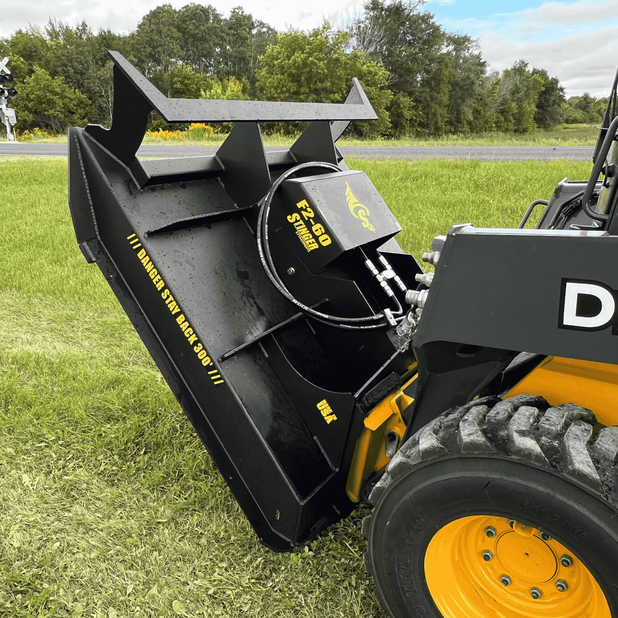 Stinger Twister F2 Series Brush Cutter | 4" Cut Capacity | Radial Piston Motor