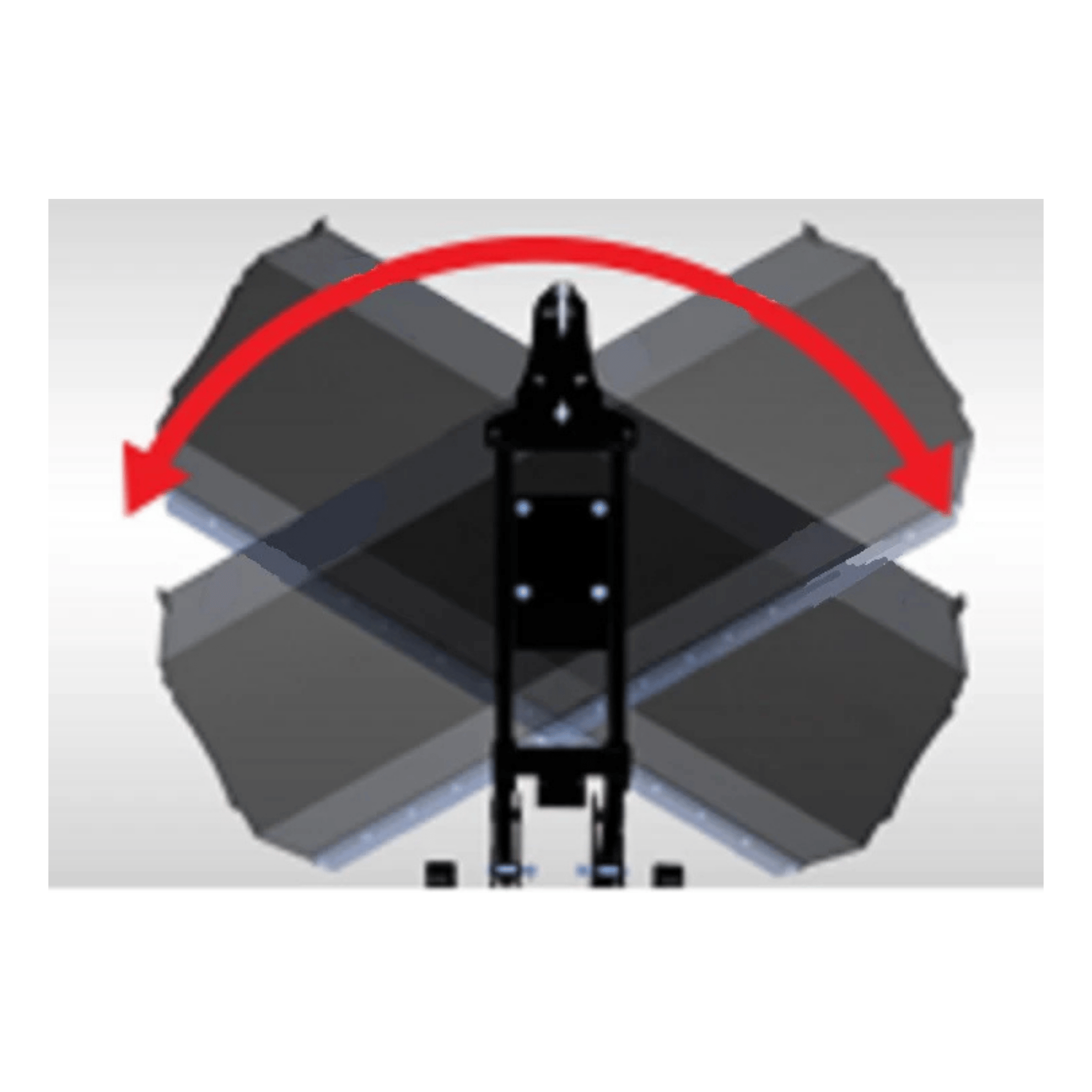 Stinger Angle Broom | Poly/Wire Hybrid | Hydraulic or Manual