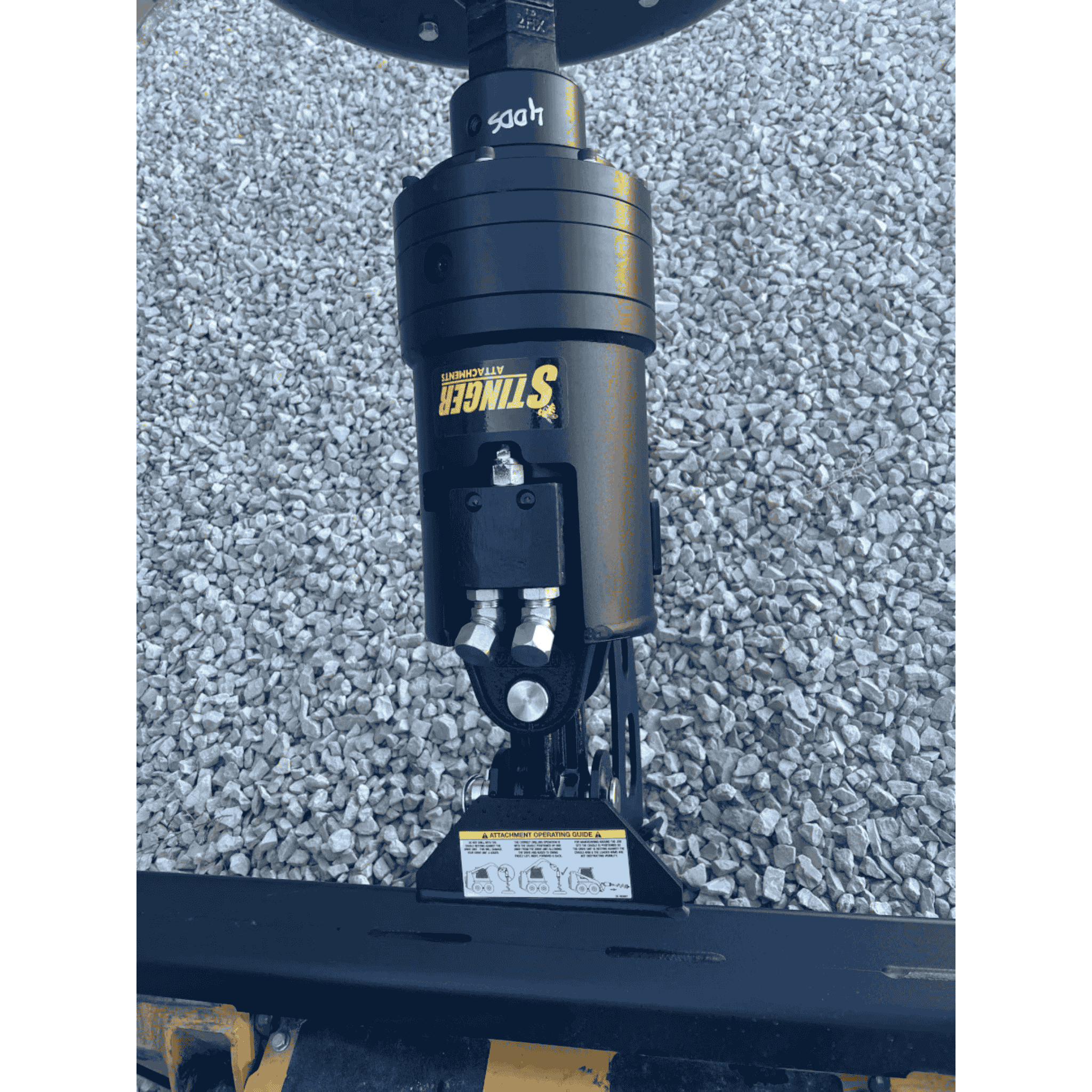 Stinger Cement Mixer | Auger Drive Compatible | 2.5 - 4.0 Cu Ft