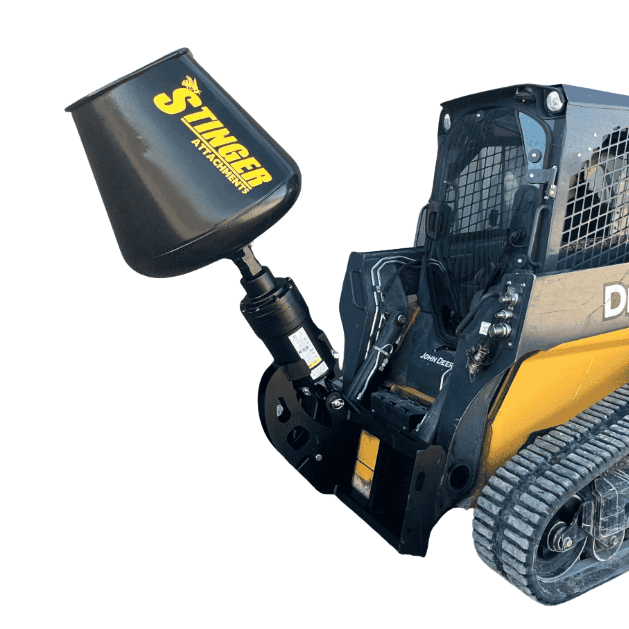 Stinger Cement Mixer | Auger Drive Compatible | 2.5 - 4.0 Cu Ft