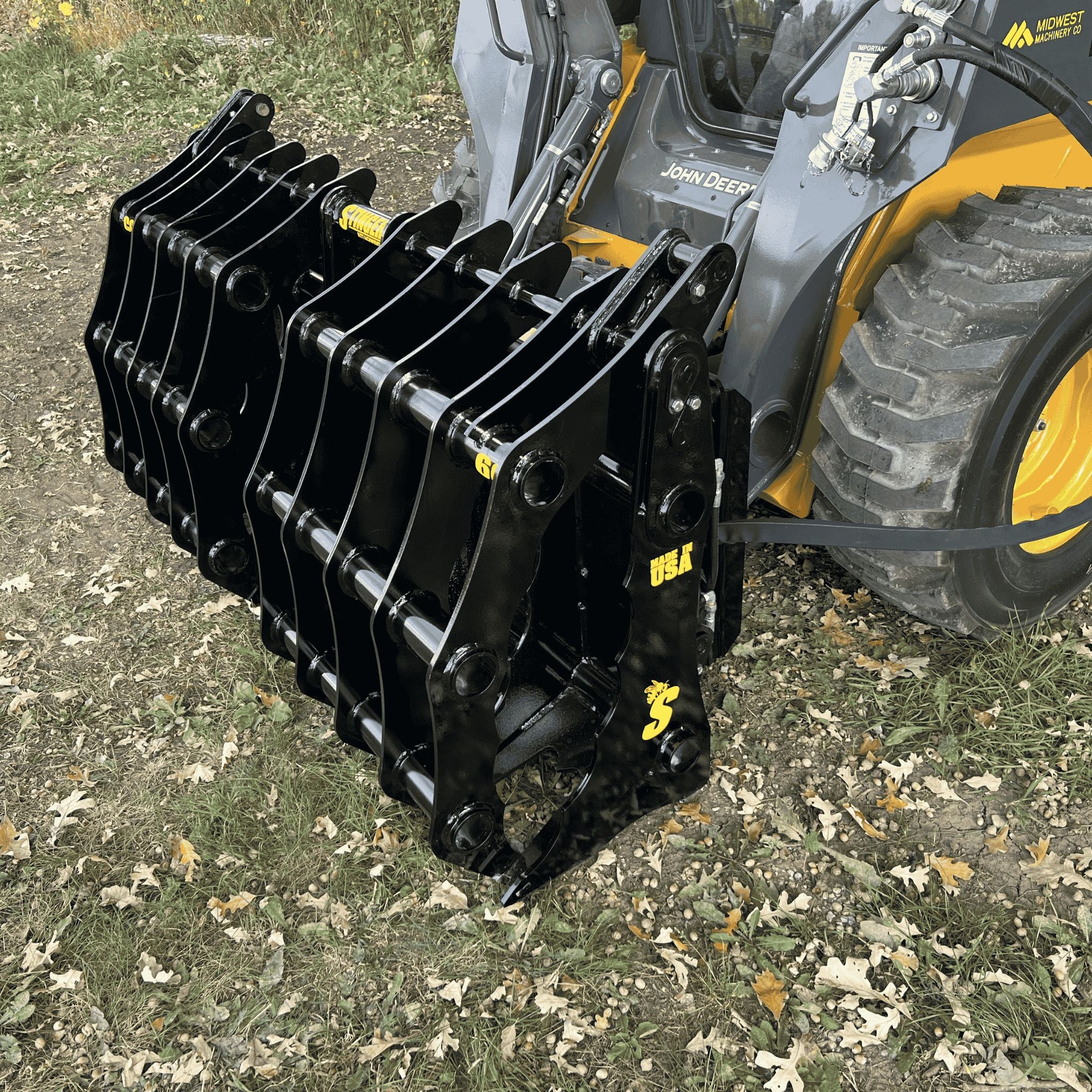 Stinger Clam Grapple | AR200 Steel | Interchangeable Mounts