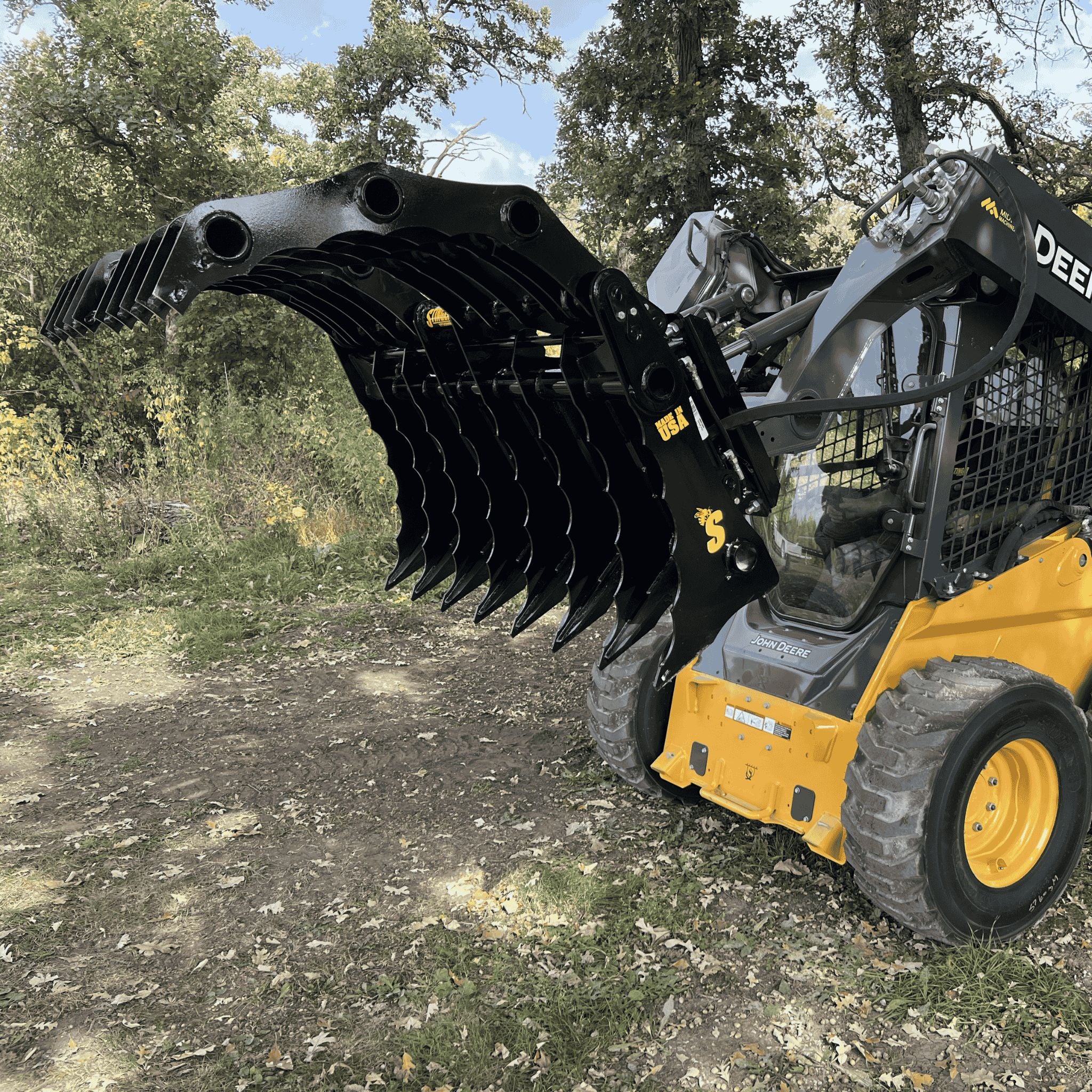 Stinger Clam Grapple | AR200 Steel | Interchangeable Mounts