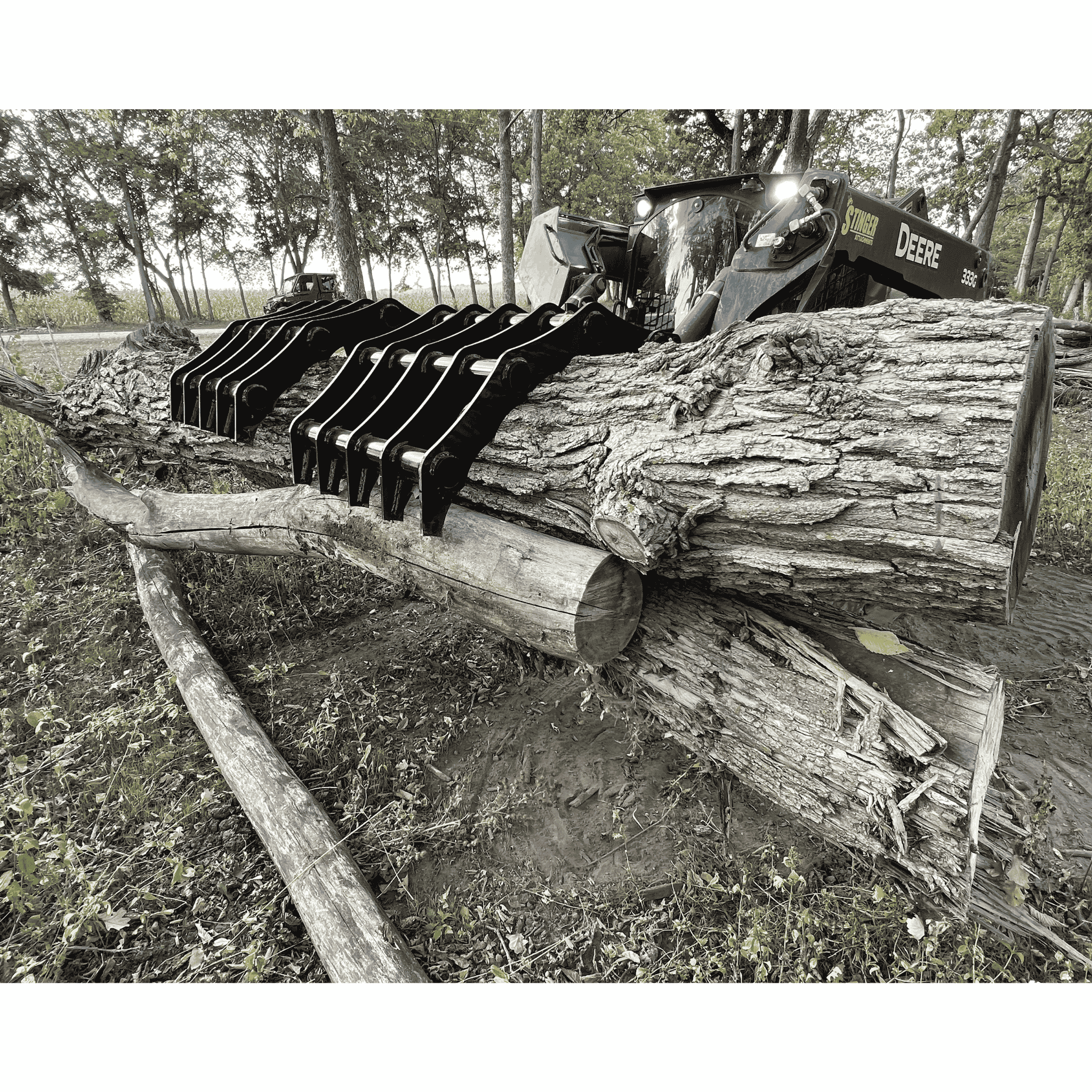 Stinger Clam Grapple | AR200 Steel | Interchangeable Mounts