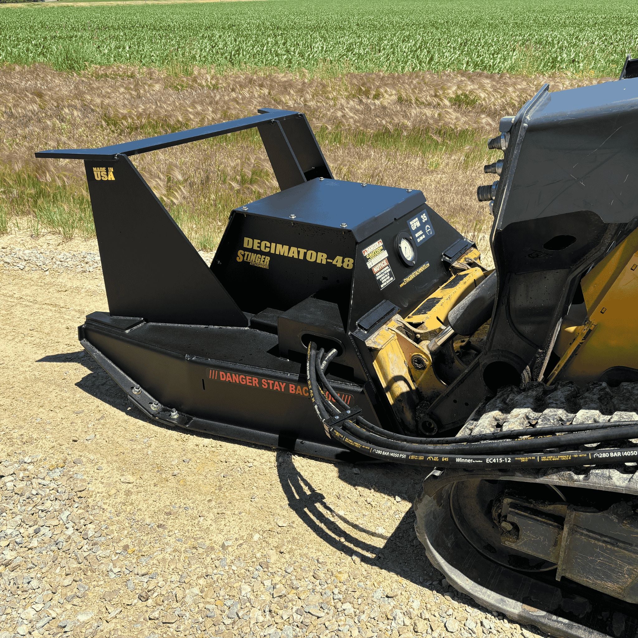 Stinger Decimator Disc Mulcher | Piston Motor | 14" Capacity