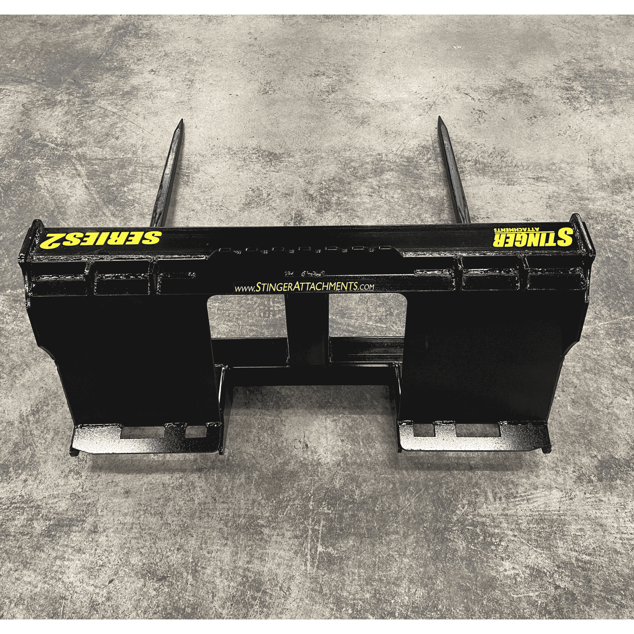 Stinger Skid Steer Double Bale Spear | Round & Square | 7,000 lb Capacity
