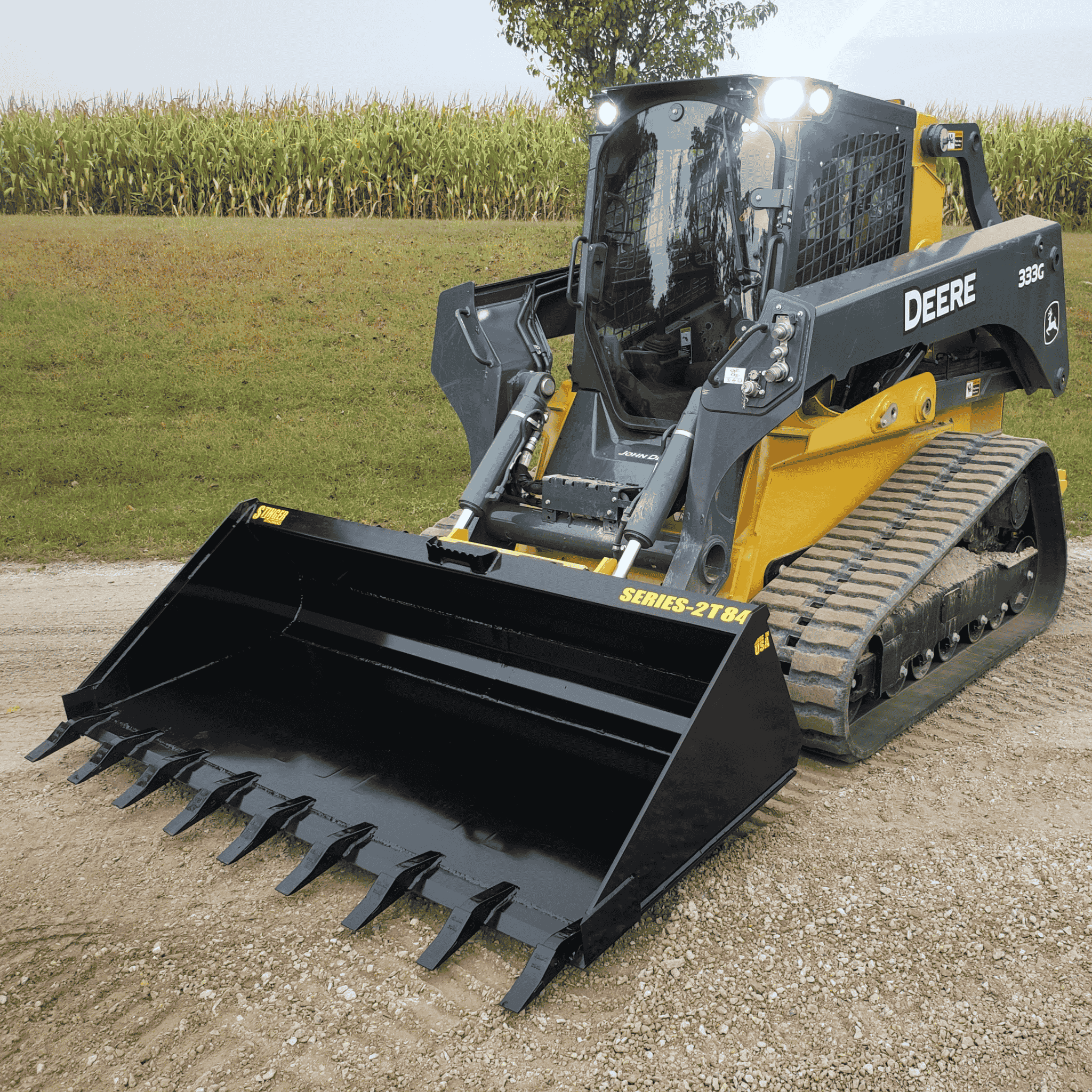 Stinger Heavy-Duty Tooth Bucket | Romac Teeth | 1/4" Shell