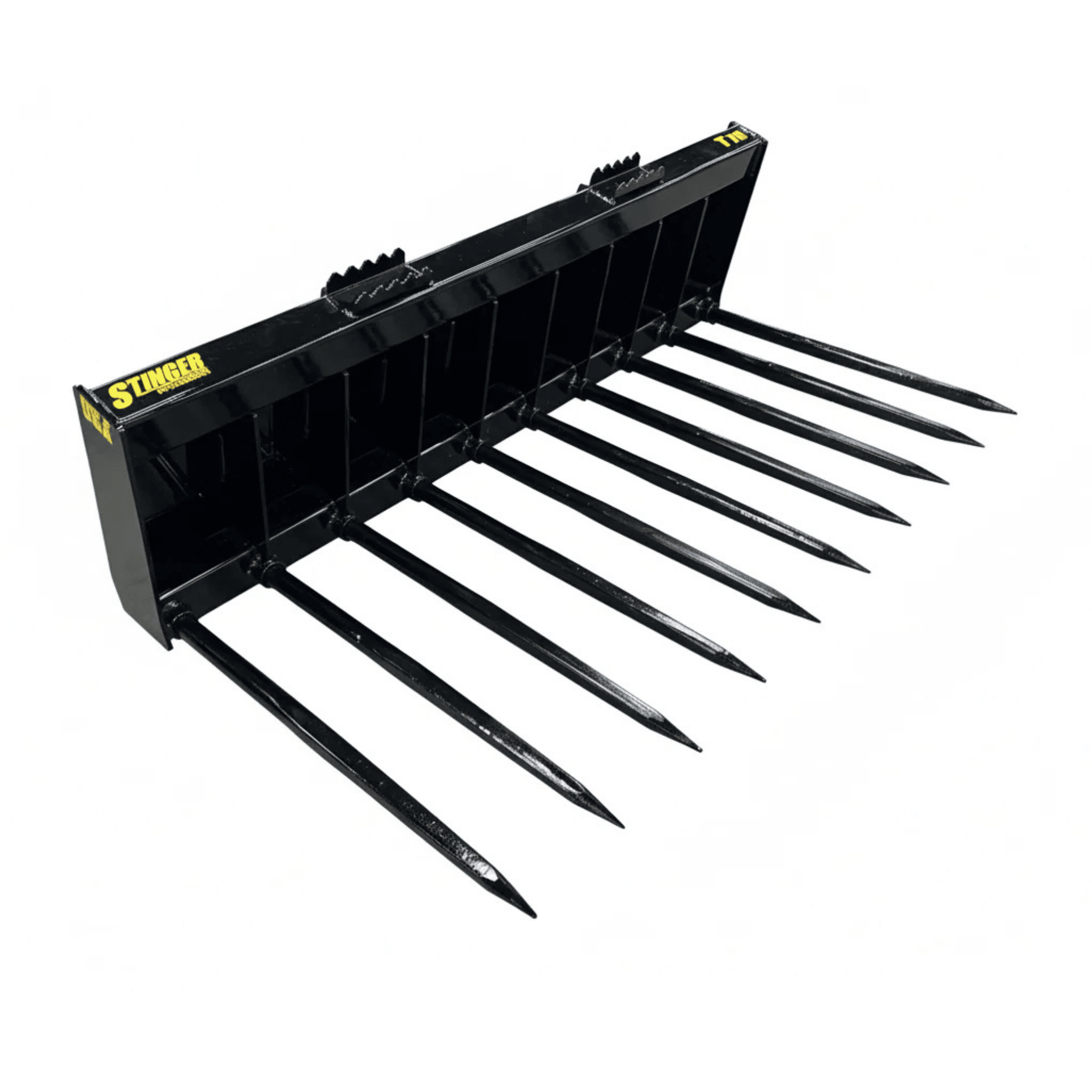 Stinger Manure Spear Bucket | Conus 2 Tines | 60" - 84"