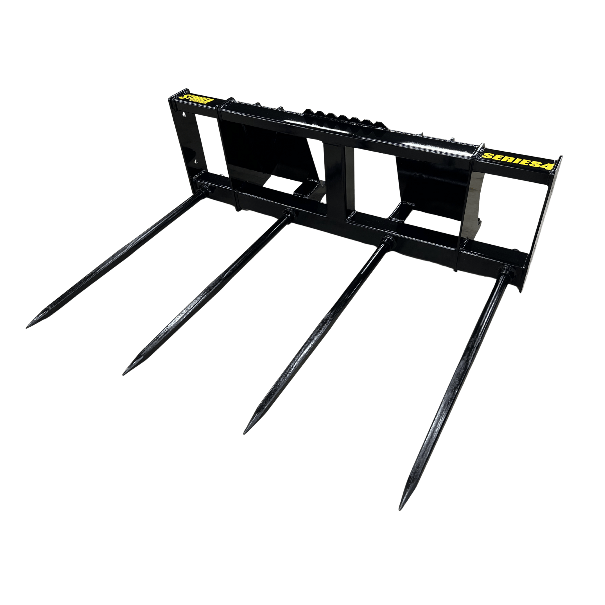 Stinger Skid Steer Quad Bale Spear | Multi-Bale Handler | 14,000 lb Capacity