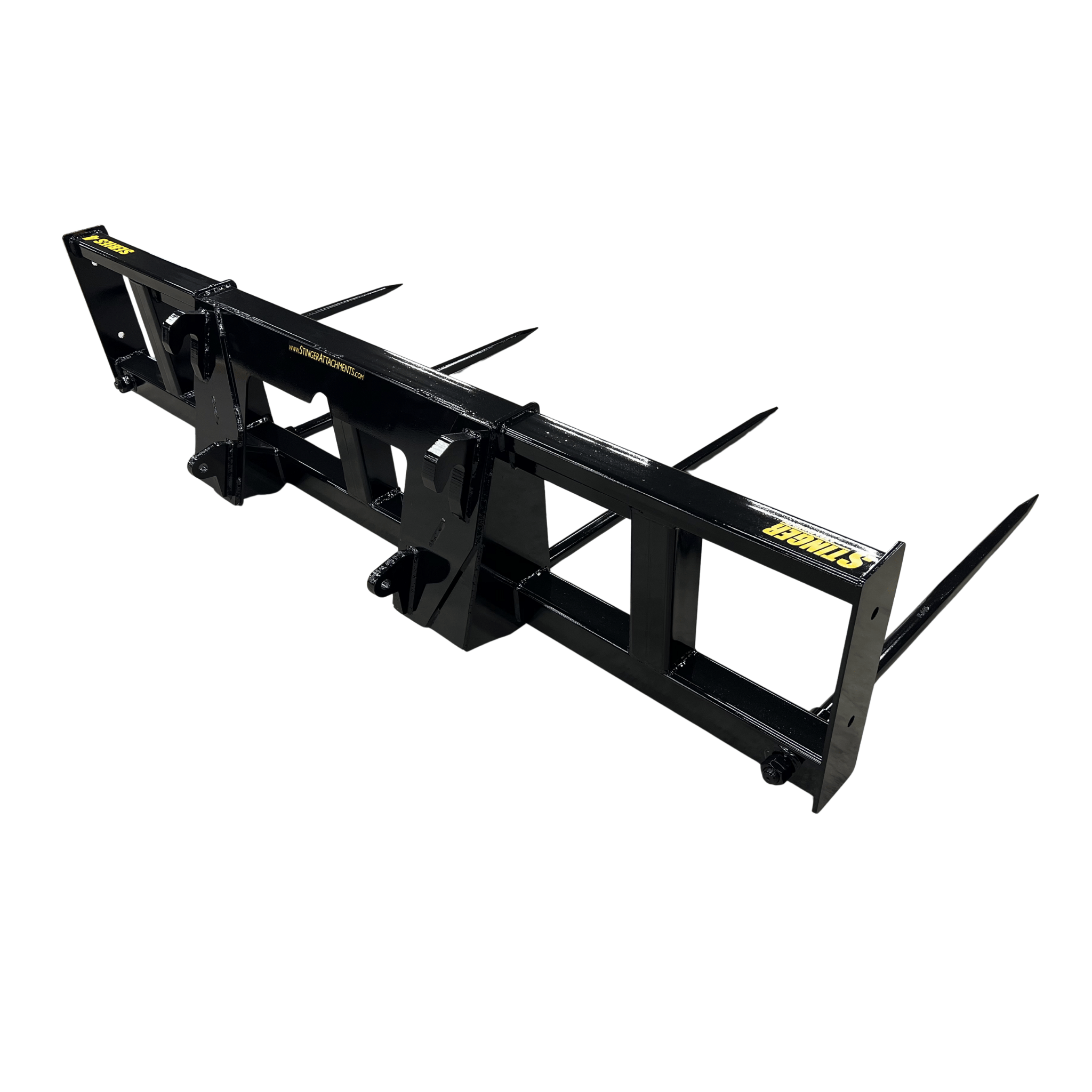 Stinger Skid Steer Quad Bale Spear | Multi-Bale Handler | 14,000 lb Capacity