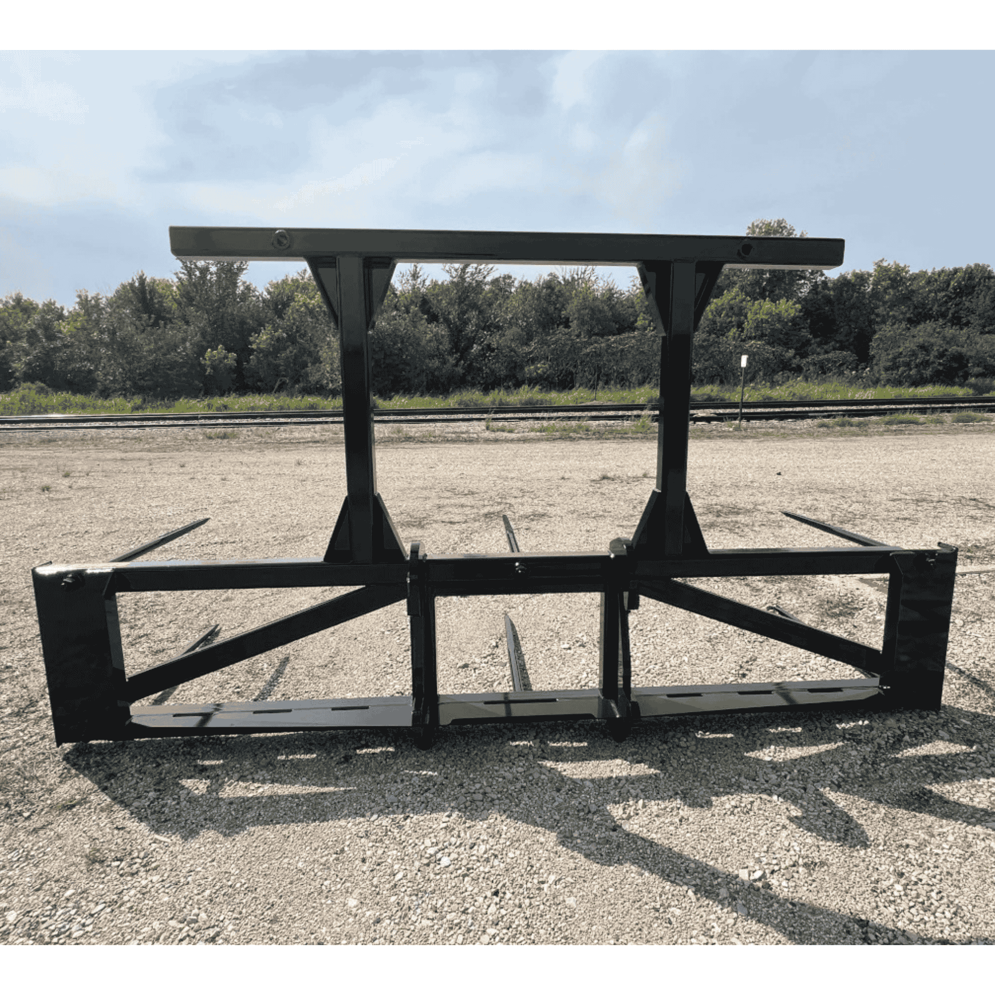 Stinger Telehandler Multi-Bale Spear | 3 & 5 Round Bale Mover | 21,000 lb Capacity