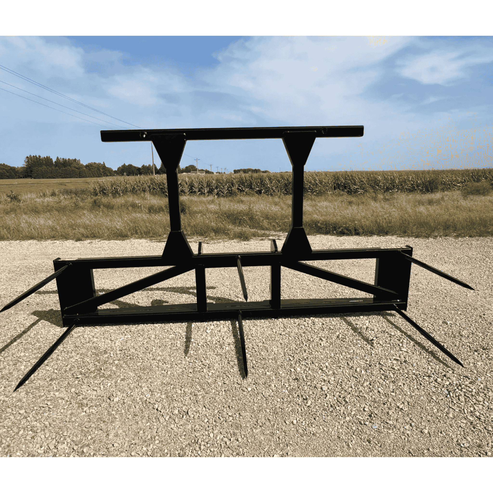 Stinger Telehandler Multi-Bale Spear | 3 & 5 Round Bale Mover | 21,000 lb Capacity