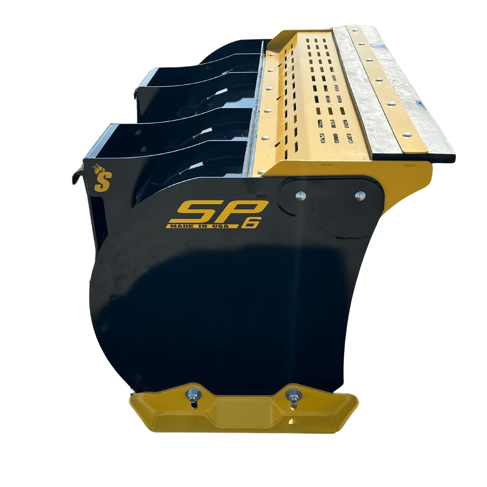 Stinger Skid Steer Snow Pusher | 5ft - 8ft | 25" Box & Dragback