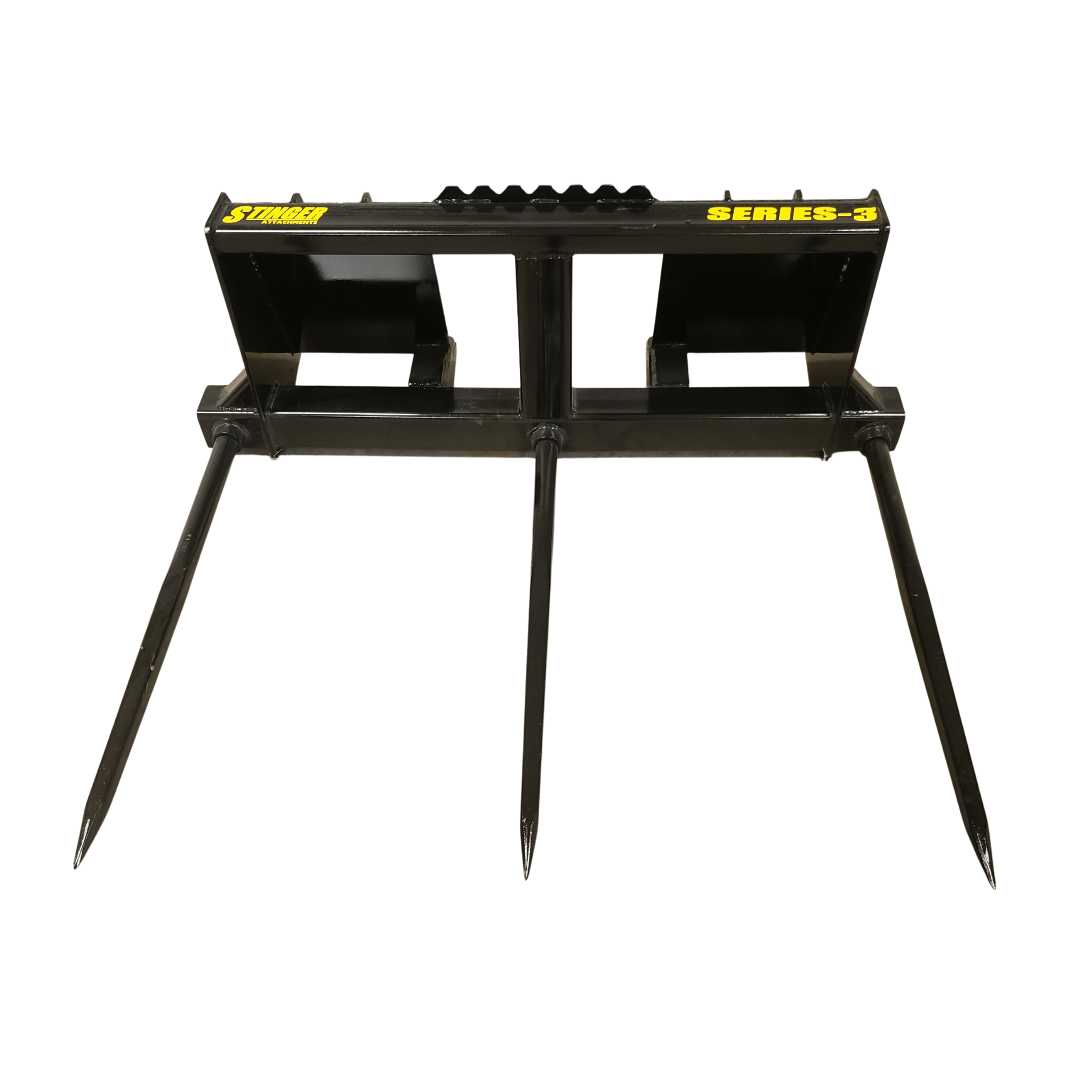 Stinger Skid Steer Triple Bale Spear | Large Square Bales | 10,500 lb Capacity