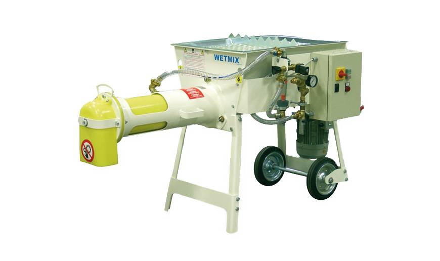 WETMIX BAGS Mortar Mixer with Bag Feeding Hopper