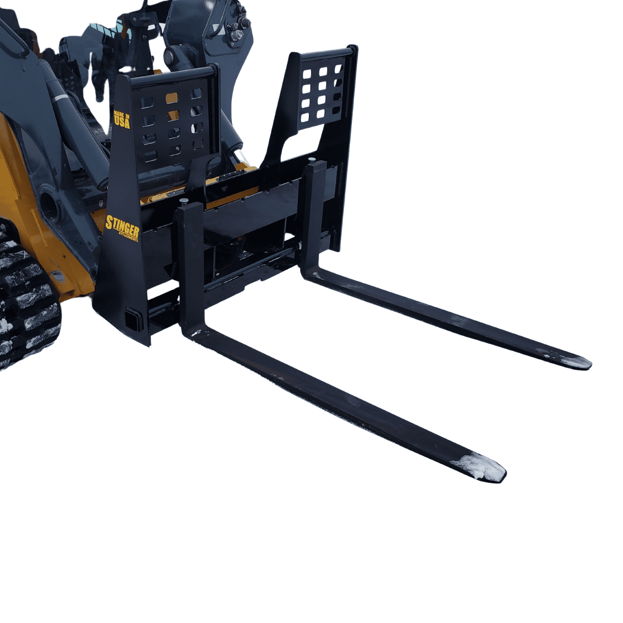 Stinger Compact Tractor Pallet Forks | Lightweight 300lb Frame | 2,500 lb