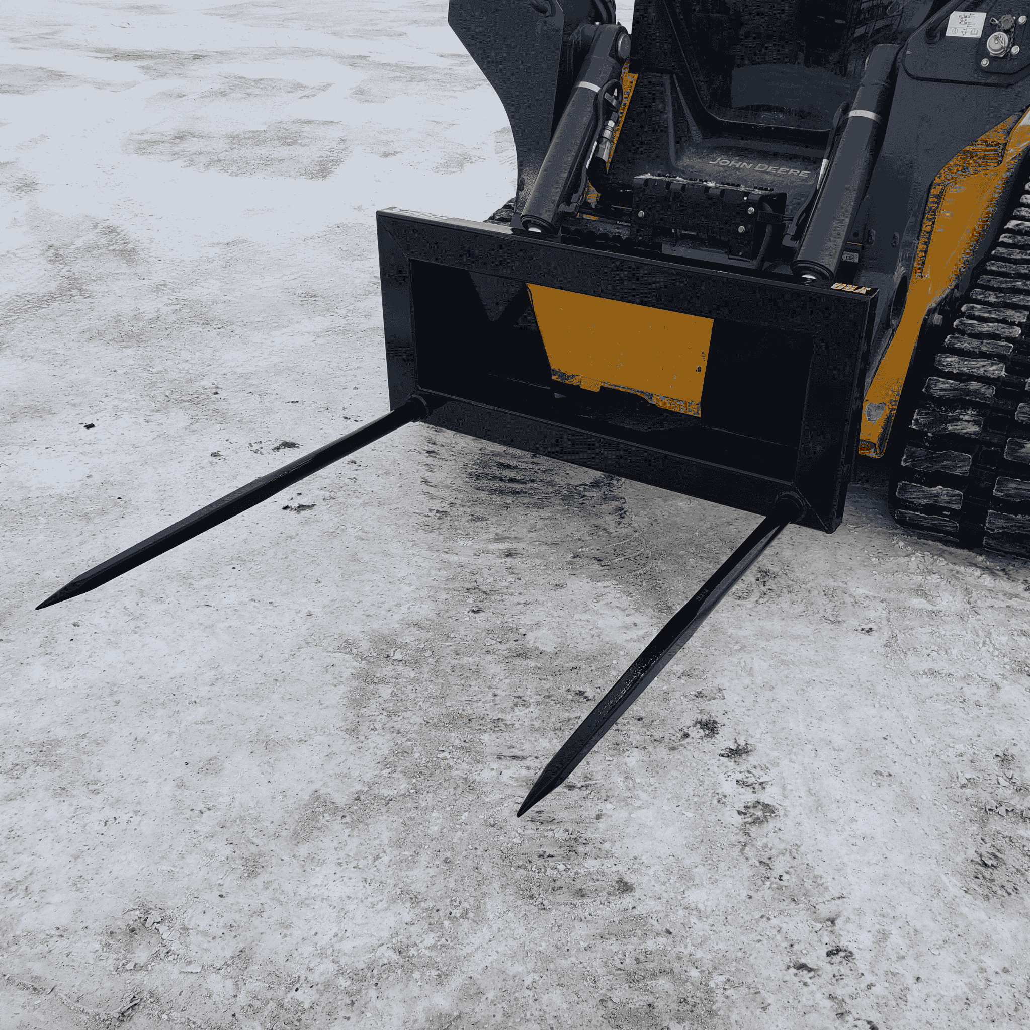 Stinger Skid Steer Double Bale Spear | Round & Square | 7,000 lb Capacity