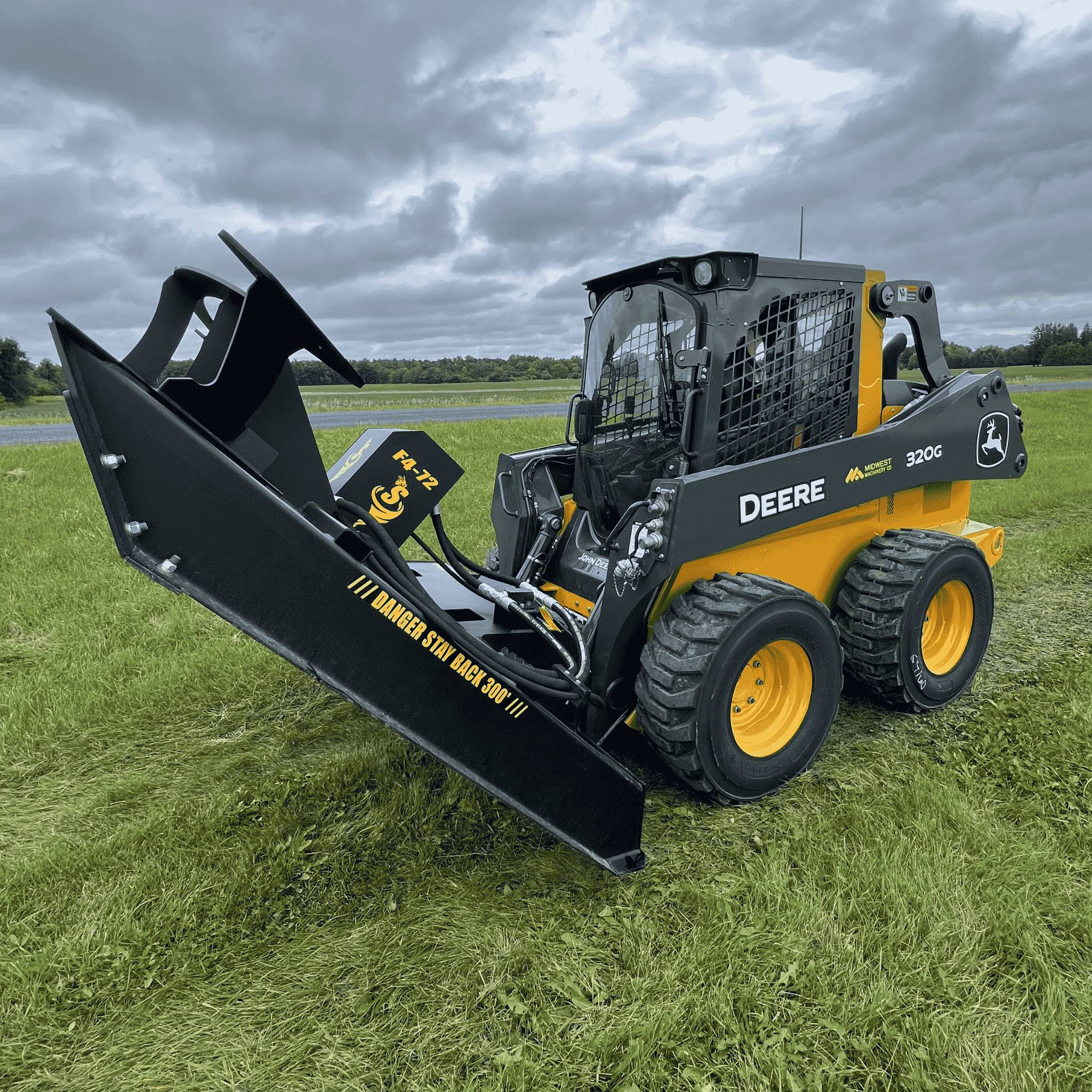 Stinger Twister F4 Series Brush Cutter | 7" Mulching Capacity | Radial Piston Direct Drive