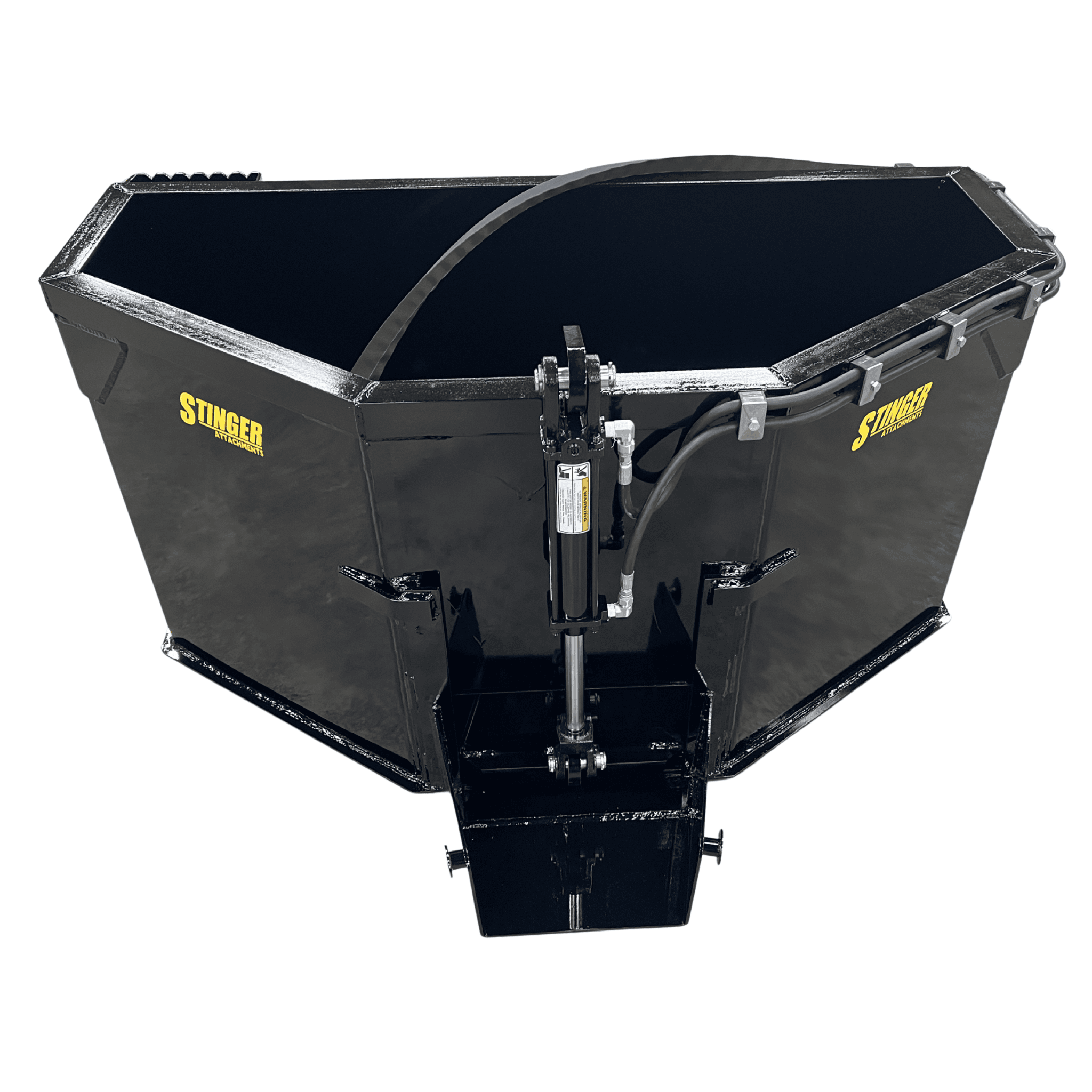 Stinger Hydraulic Concrete Bucket | 0.75 - 1.0 Yard | Includes Chute
