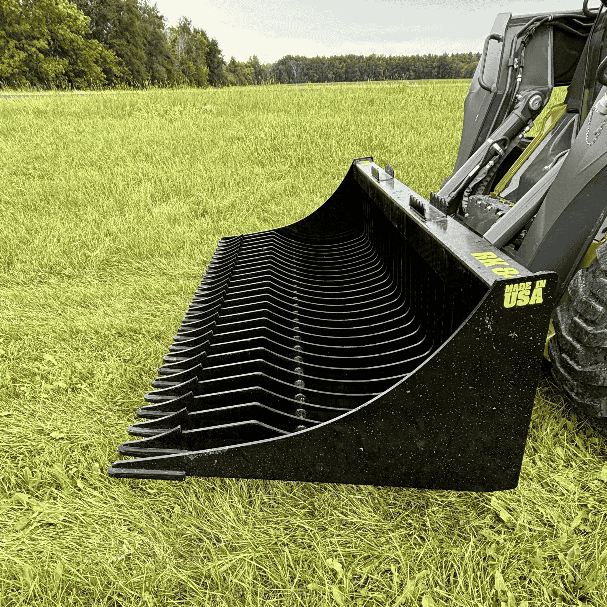 Stinger Rock Bucket (RK) | 1-Piece Tine | Grade 50 Steel