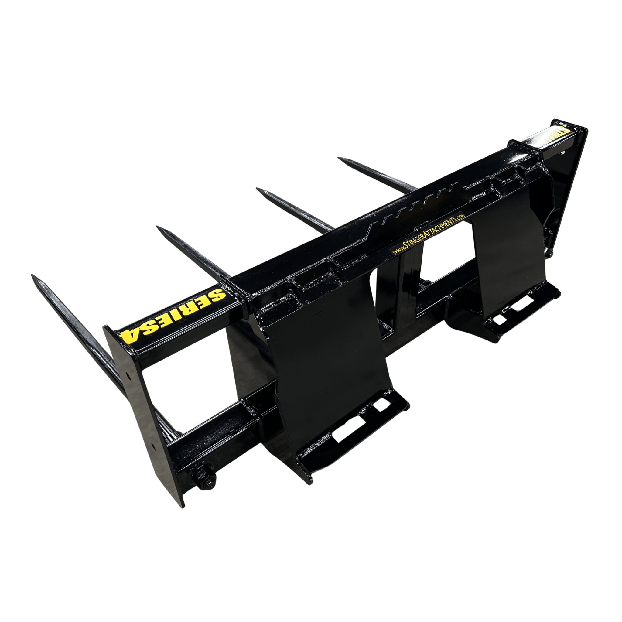Stinger Skid Steer Quad Bale Spear | Multi-Bale Handler | 14,000 lb Capacity