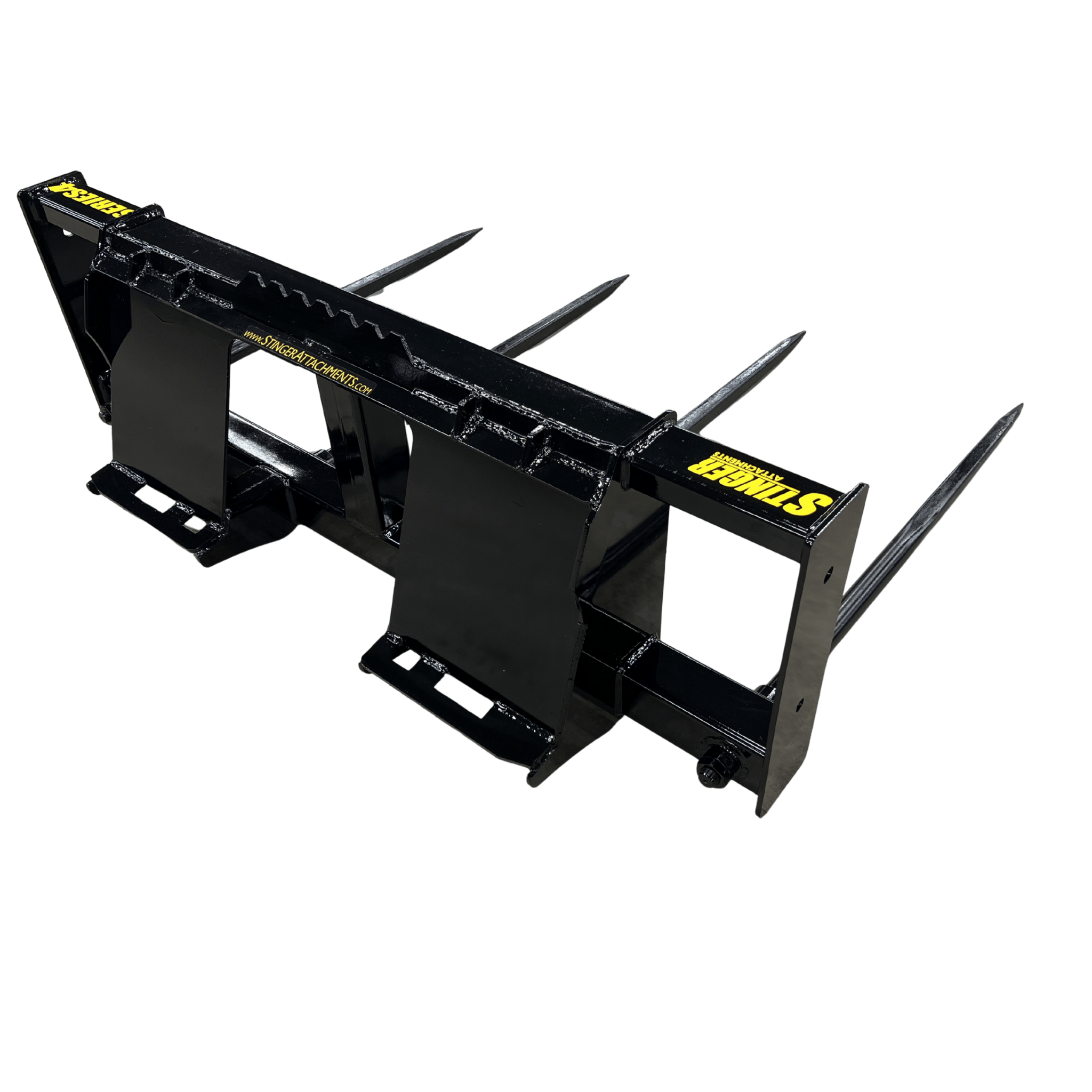 Stinger Skid Steer Quad Bale Spear | Multi-Bale Handler | 14,000 lb Capacity