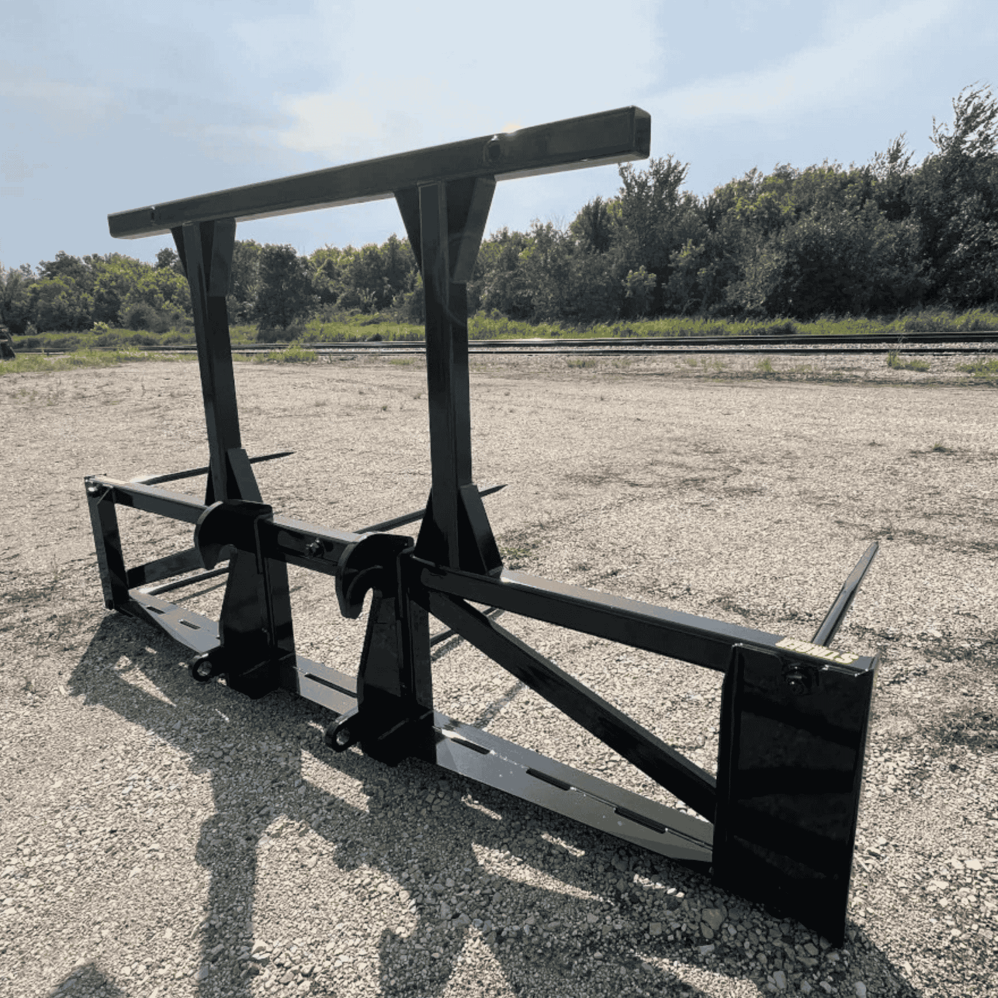 Stinger Telehandler Multi-Bale Spear | 3 & 5 Round Bale Mover | 21,000 lb Capacity