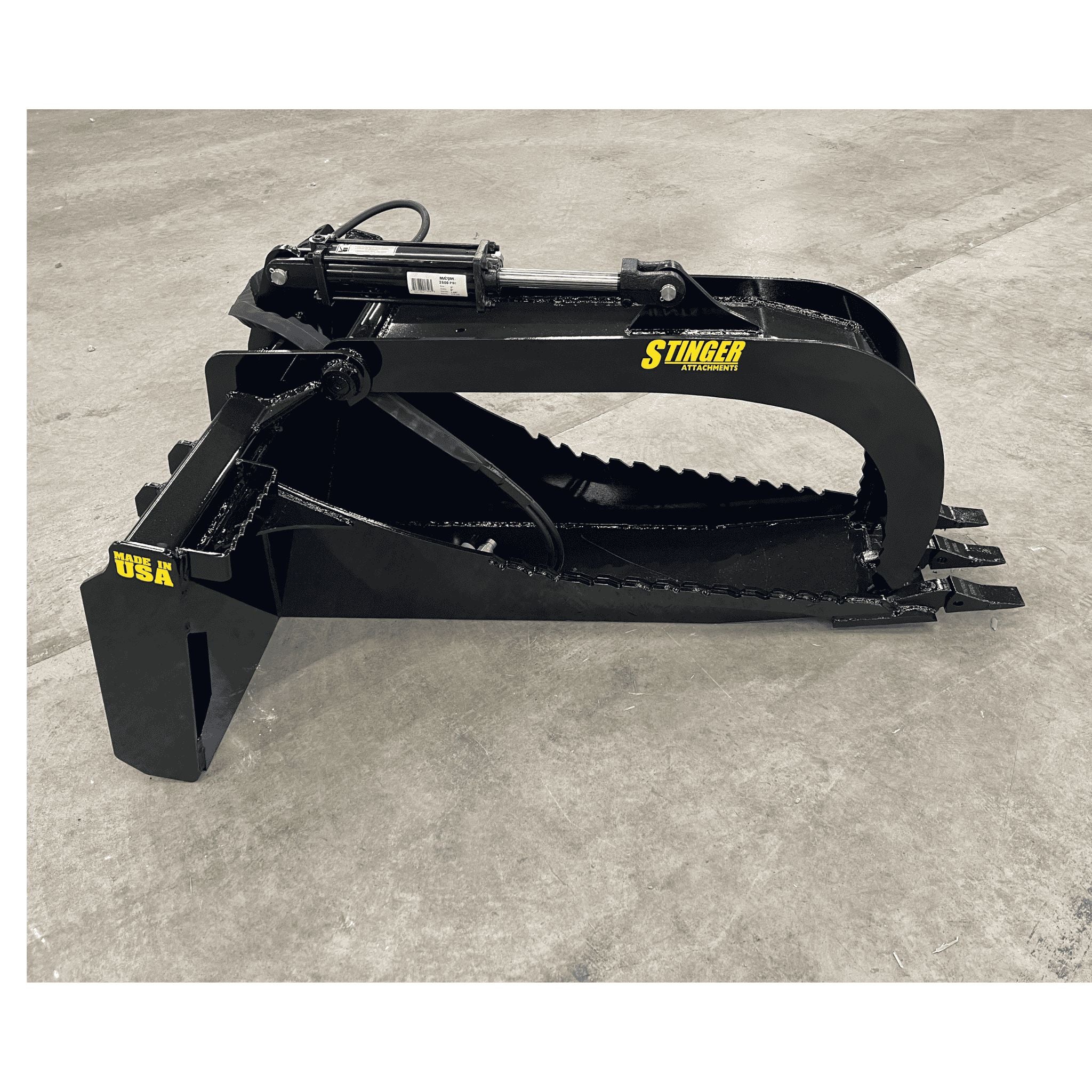 Stinger Stump Grapple (STG) | 52" Spade | Hydraulic Clamp